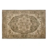 Green Santiago Medallion Area Rug, 5x8