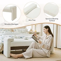 Ivory Severin Upholstered Bench