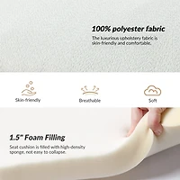 Ivory Severin Upholstered Bench