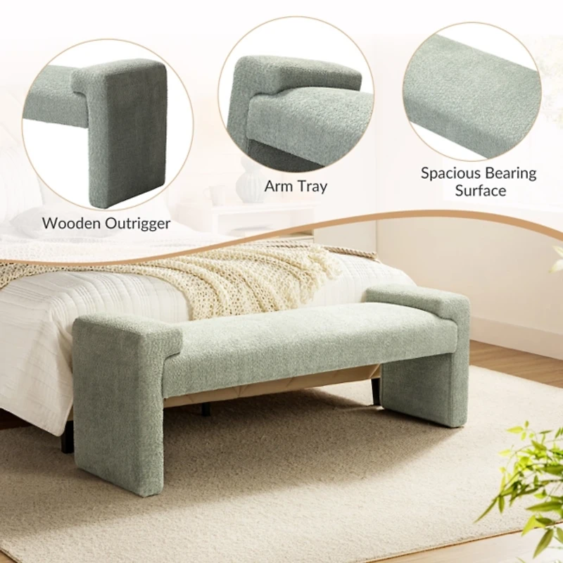 Sage Severin Upholstered Bench