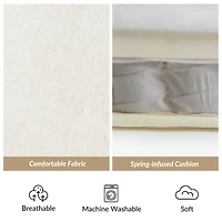 Stanley Ivory Slipcover Swivel Accent Chair