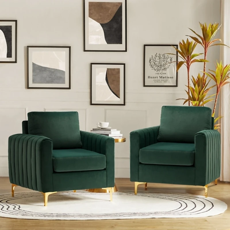 Velvet Cephius Club Chair