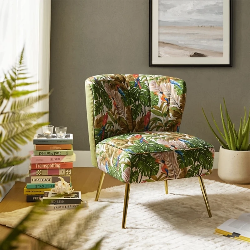 Green Tropical Amata Accent Chair