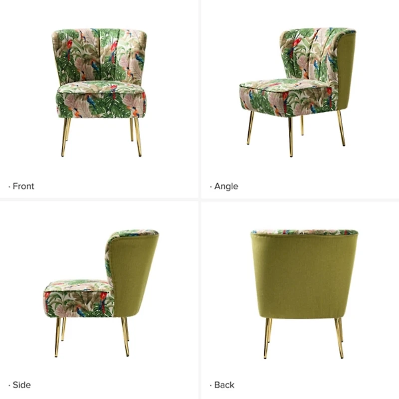 Green Tropical Amata Accent Chair