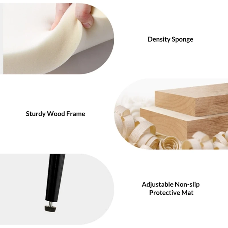 Black & White Bonatti Tufted Accent Chair