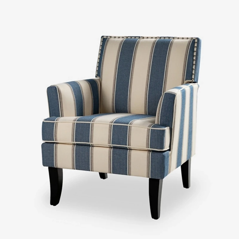 Striped Upholstered Herrera Armchair