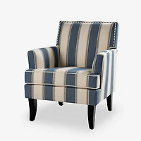 Striped Upholstered Herrera Armchair