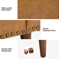 Camel Faux Leather Bonita Armchair