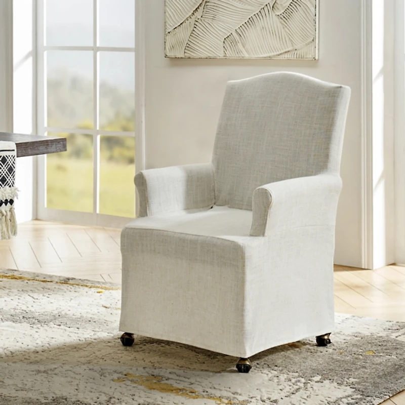Ivory Slipcover Konrad Dining Chair