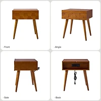 Acorn Brown Julian End Table