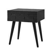 Black Wood Julian End Table