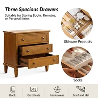 Acorn Wood Jonathan Charging Nightstand