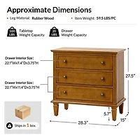 Acorn Wood Jonathan Charging Nightstand