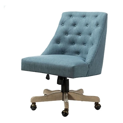 Blue Upholstered Jovita Office Chair