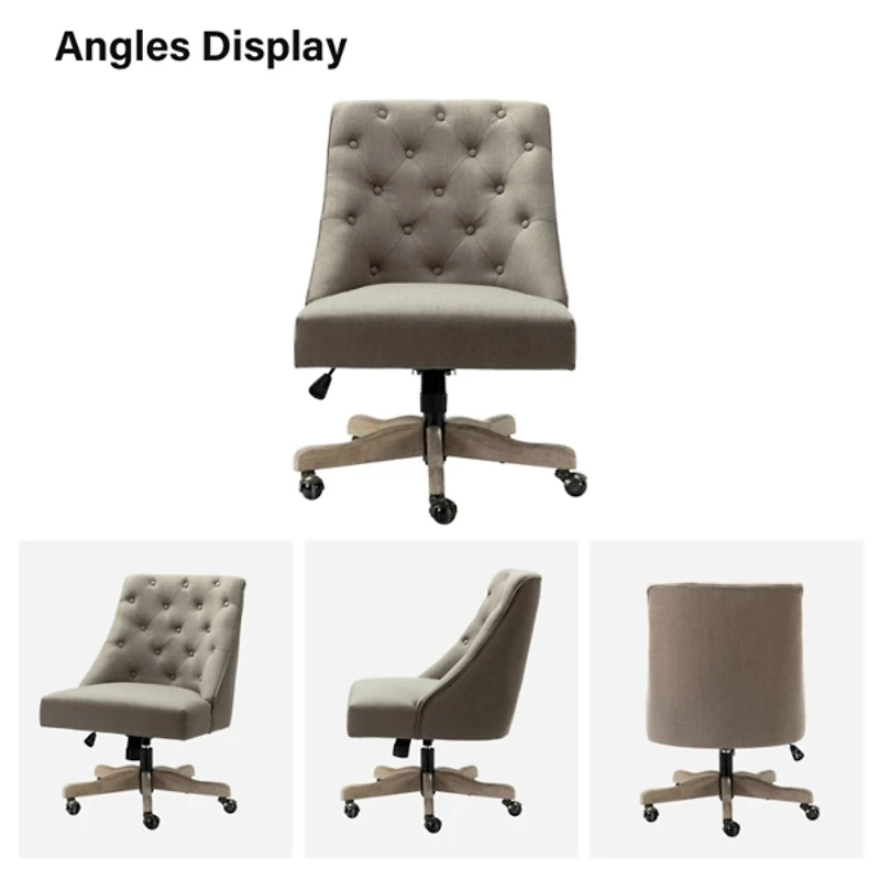 Truffle Upholstered Jovita Office Chair