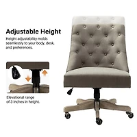 Truffle Upholstered Jovita Office Chair