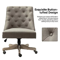 Truffle Upholstered Jovita Office Chair
