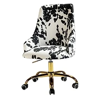 Animal Print Upholstered Arce Office Chair