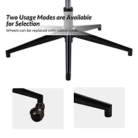 Camel Faux Leather Jane Oversized Office Chair