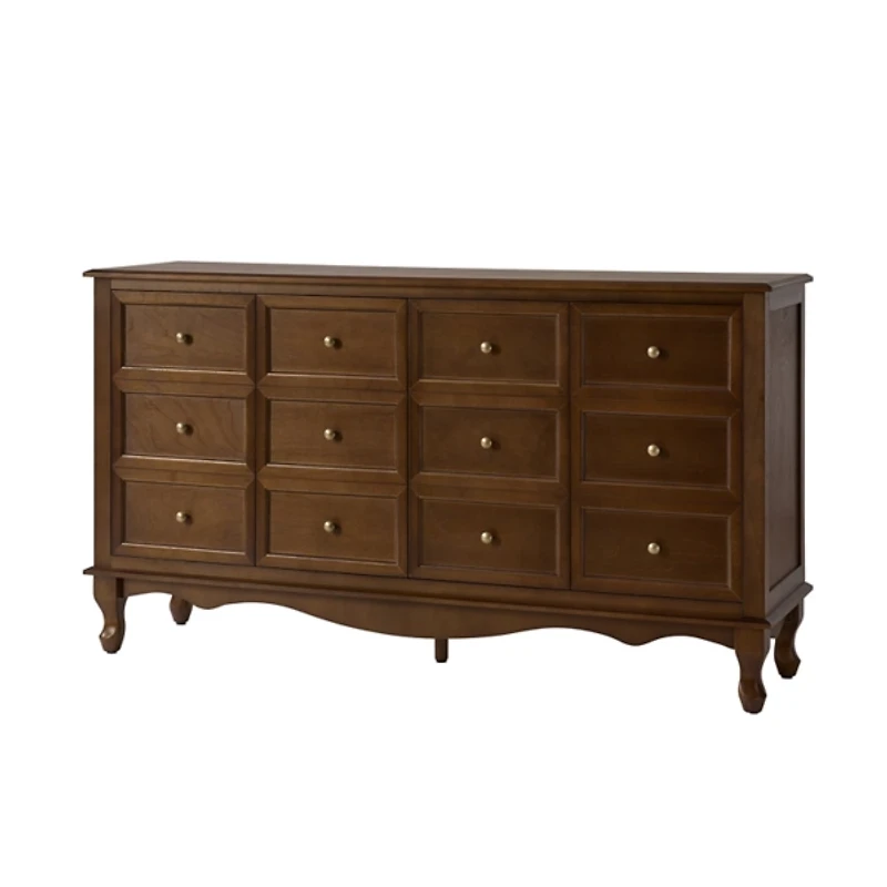 Walnut Brown 4-Door Aggie Sideboard