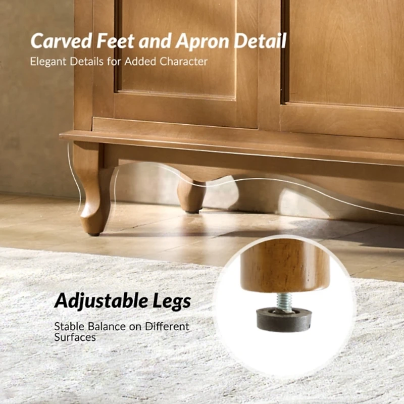 Acorn Brown Anges Sideboard