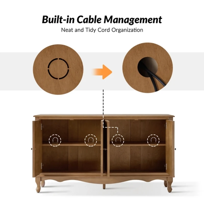 Acorn Brown Anges Sideboard
