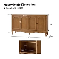 Acorn Brown Anges Sideboard