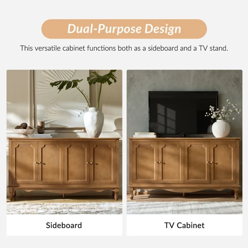 Acorn Brown Anges Sideboard