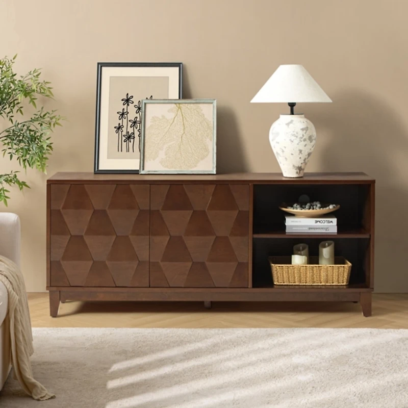 Walnut Brown William TV Stand