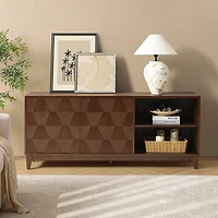 Walnut Brown William TV Stand