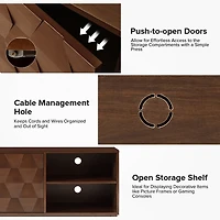 Walnut Brown William TV Stand