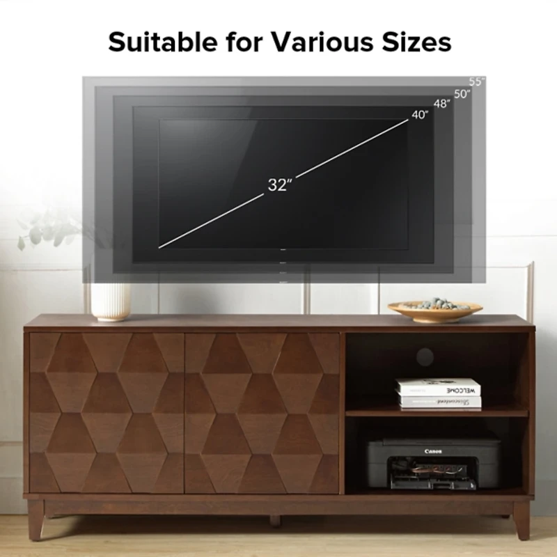 Walnut Brown William TV Stand