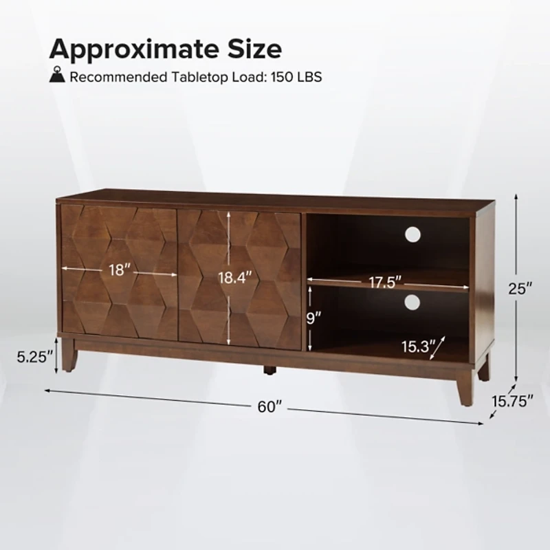 Walnut Brown William TV Stand