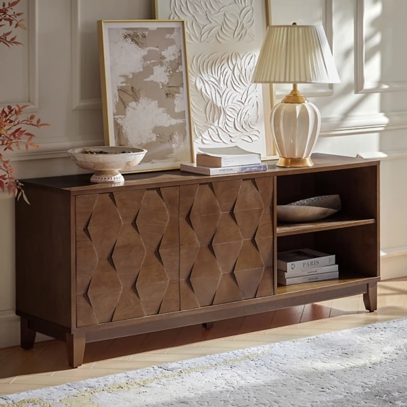 Walnut Brown William TV Stand