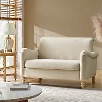 Linen Upholstered Paulina Loveseat