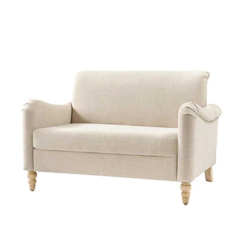 Linen Upholstered Paulina Loveseat