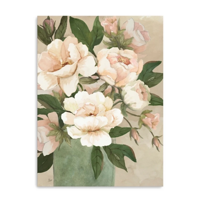 Peony Pleasure I Canvas Art Print
