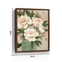 Peony Pleasure I Framed Canvas Art Print