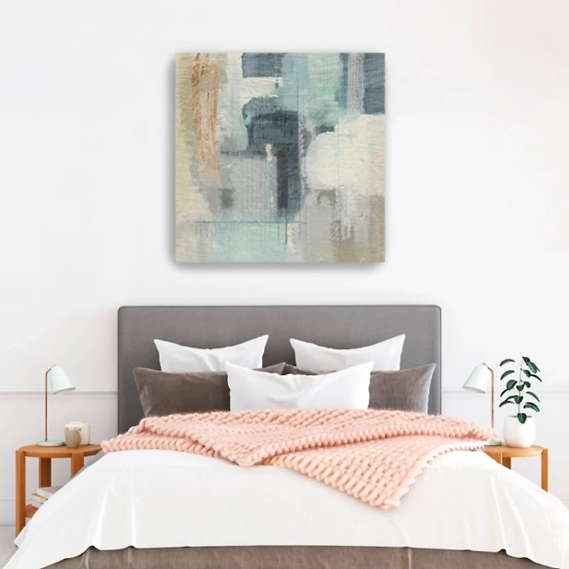 Fern Brook Morning I Canvas Art Print, 40x40