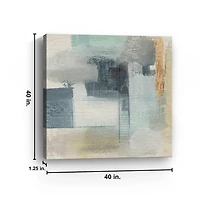 Fern Brook Morning II Canvas Art Print, 40x40