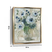 Simple Sophistication Framed Canvas Art Print