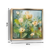 Growing Tall Framed Canvas Art Print