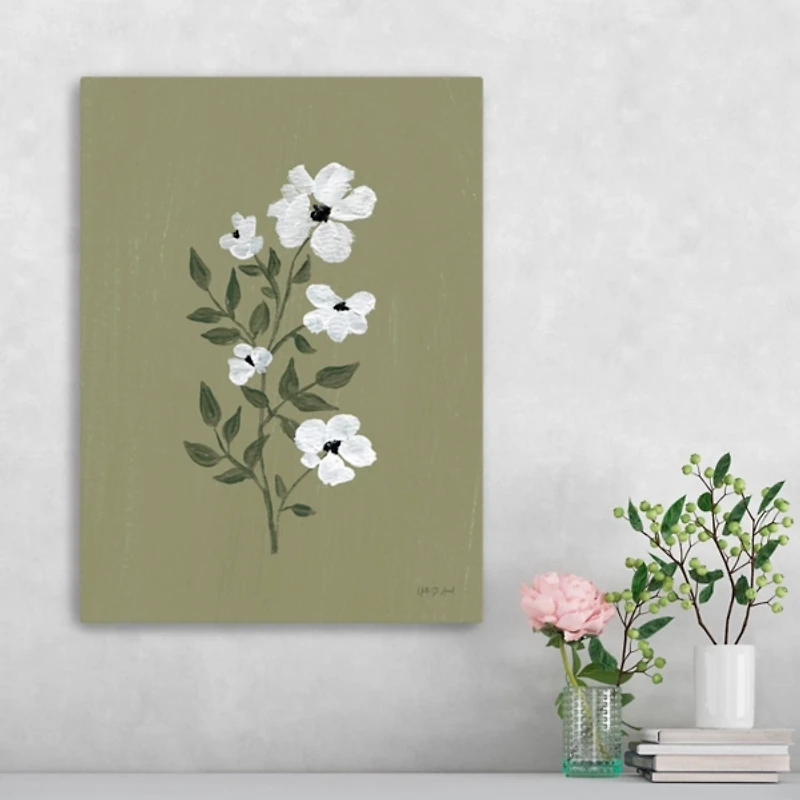 Pretty Little Flower Canvas Art Print