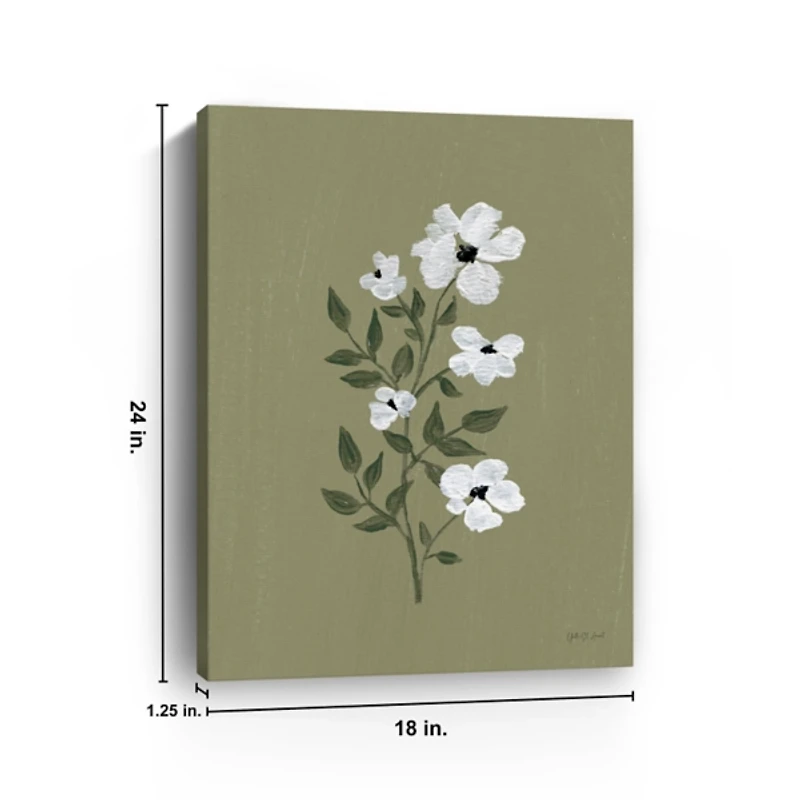 Pretty Little Flower Canvas Art Print