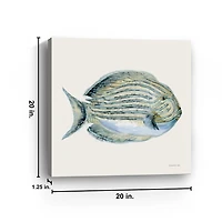 Coastal Bliss Fish Canvas Art Print