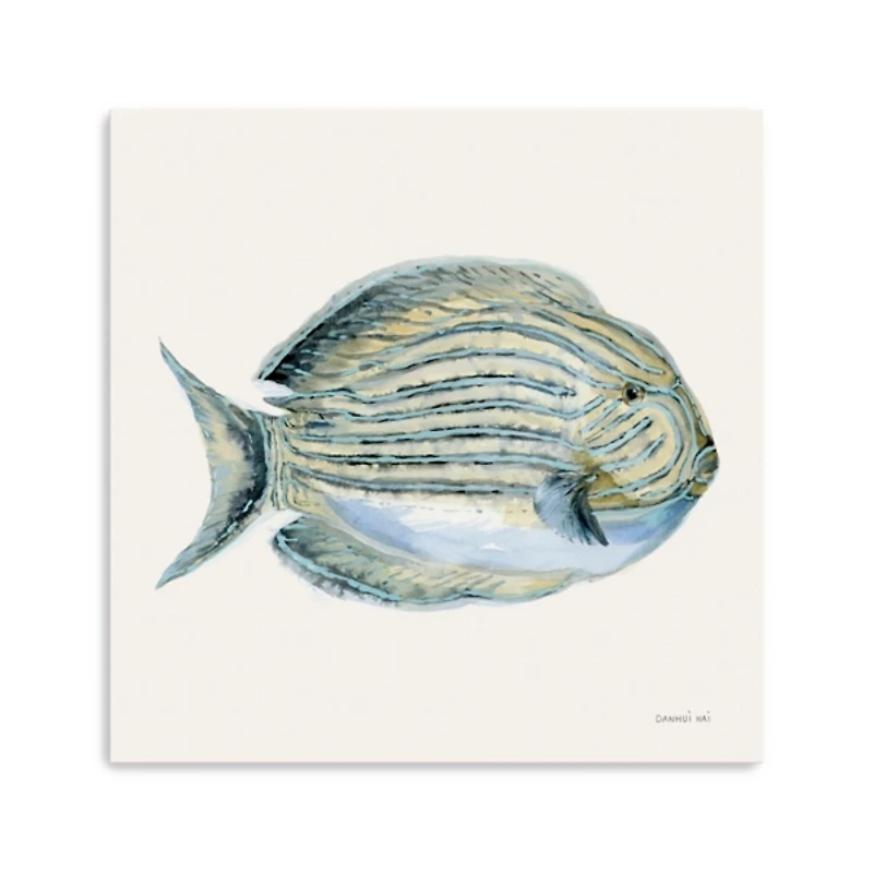 Coastal Bliss Fish Canvas Art Print