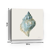 Coastal Bliss Shell Canvas Art Print