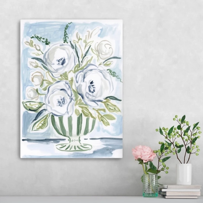 Fiona Floral Canvas Art Print, 18x24