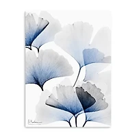 Blue Ginko Bunch Canvas Art Print, 24x32