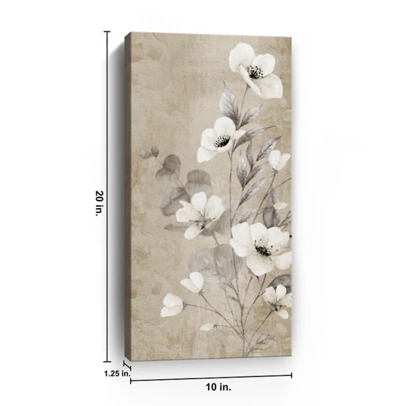 Soft Floral Branches II Canvas Art Print